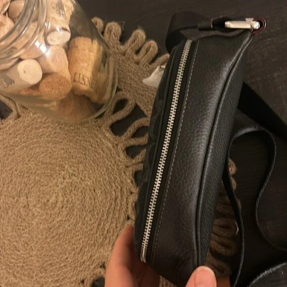 Coach Black Jacquard Crossbody, NWT - Picture 5 of 6